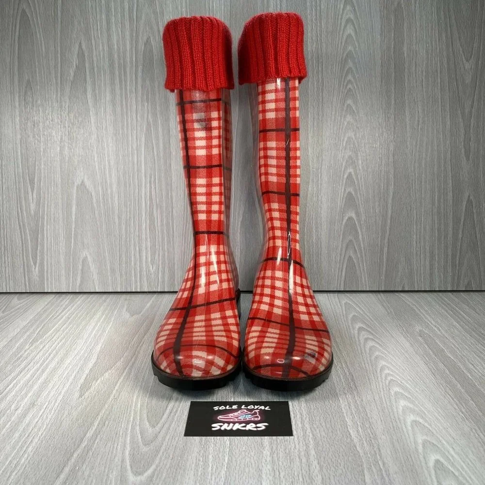 MLB Cincinnati Reds women Rain Boots Size XS 5-‎ 6